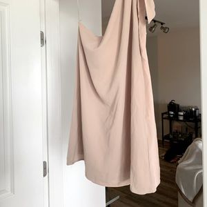 Pink Lily one shoulder mini dress